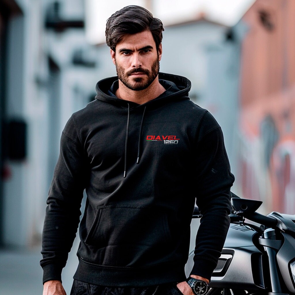 Ducati Diavel 1260 Inspired Hoodie - Motorcycle Sweatshirt for Riders