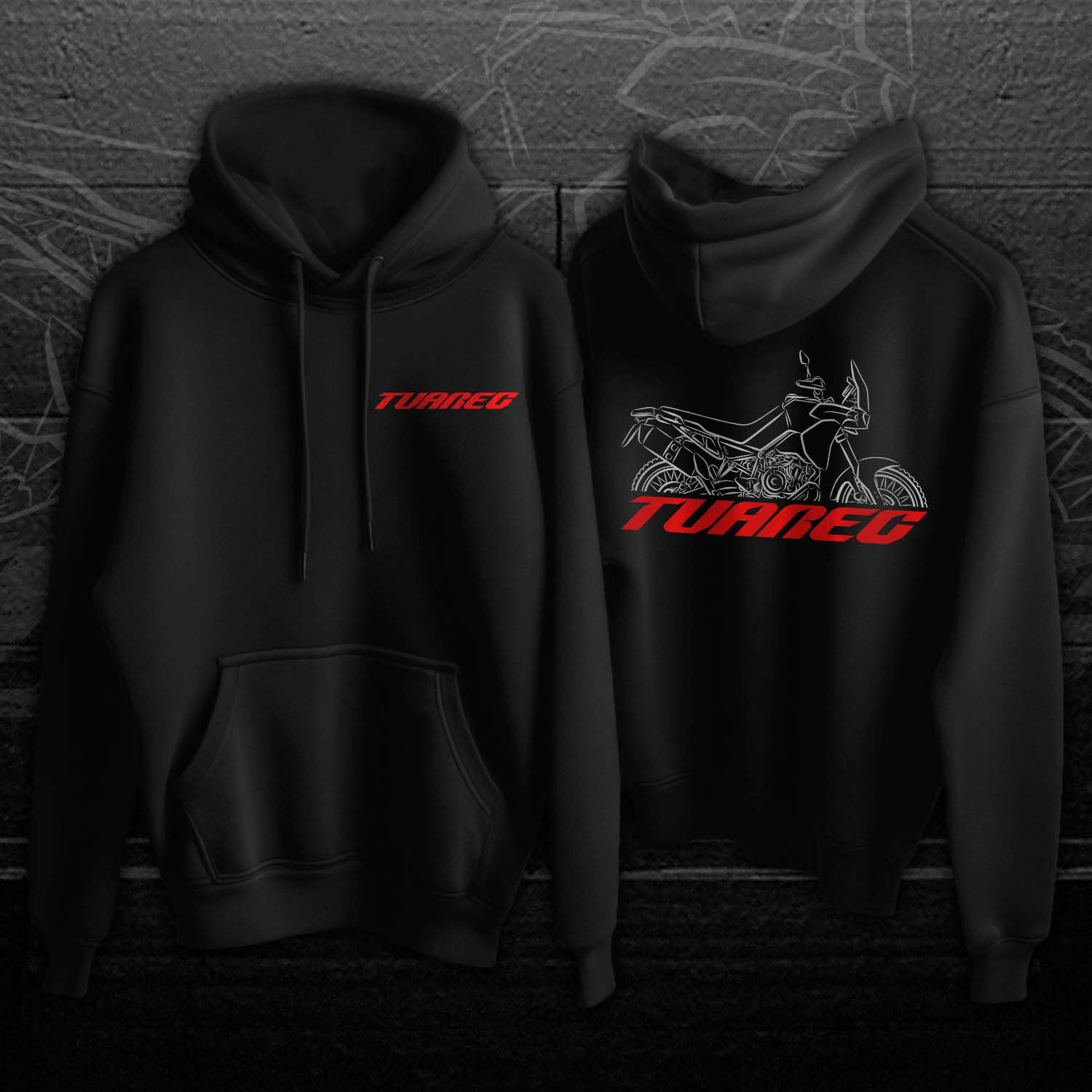 Aprilia Tuareg 660 Adventure Hoodie - Motorcycle Sweatshirt for ADV Riders