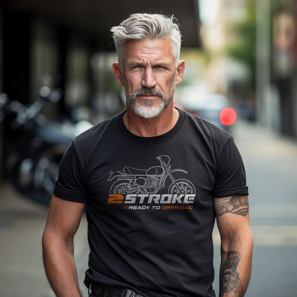 KTM 250 GS 1974-1992 T-Shirt - Motorcycle Tee Shirt for Enduro Riders