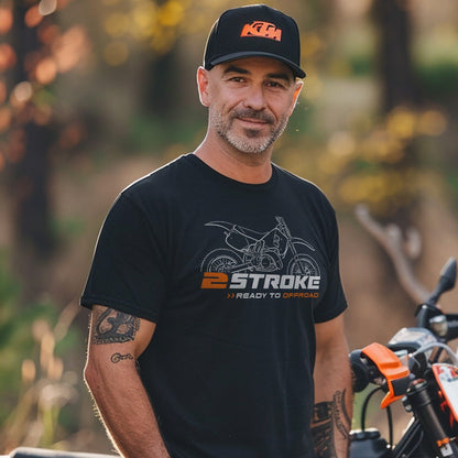 KTM 250 SX 1991-2010 T-Shirt - Motorcycle Tee Shirt for Motocross Riders
