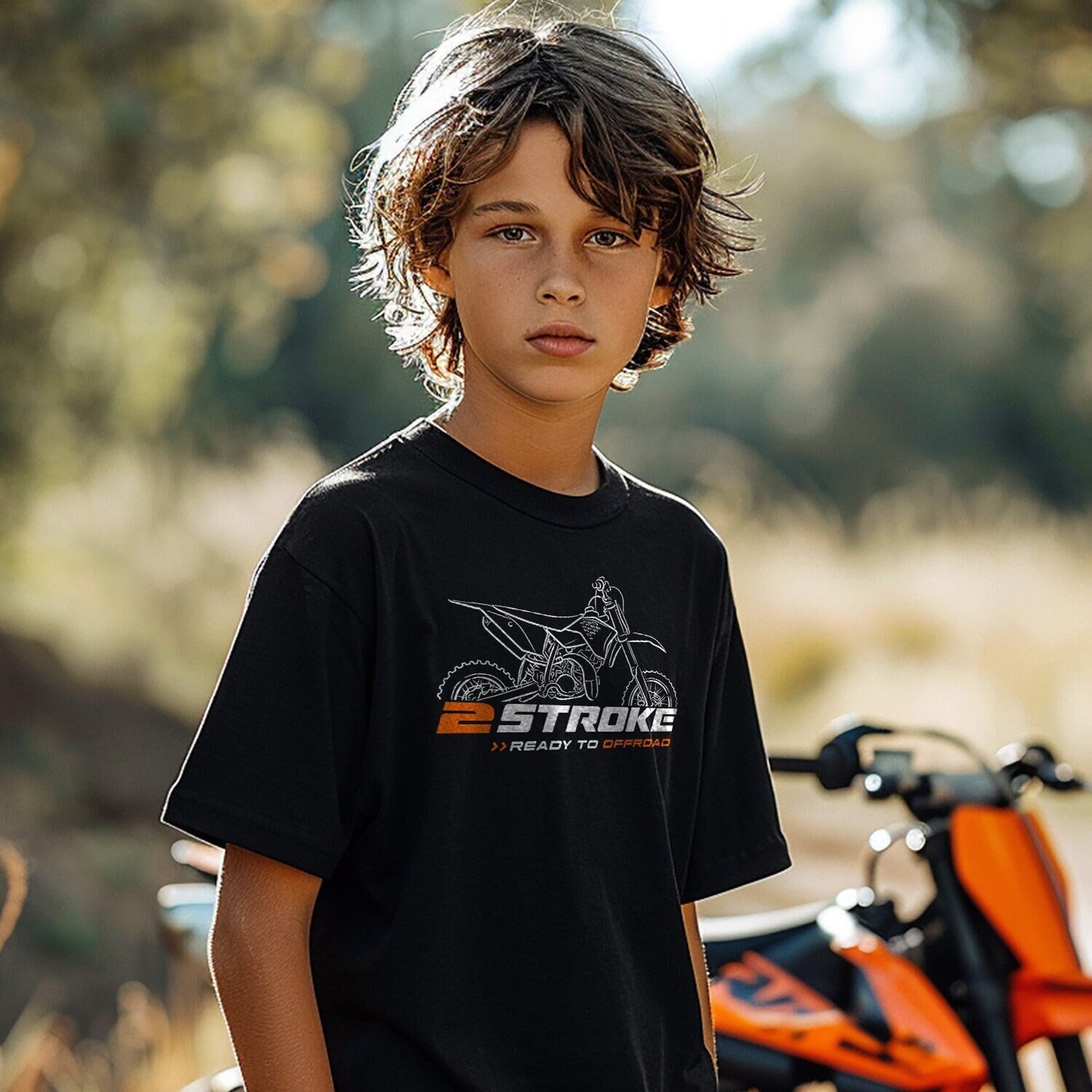 KTM 50 SX 2009-24 T-Shirt - Motorcycle Tee Shirt for Motocross Riders