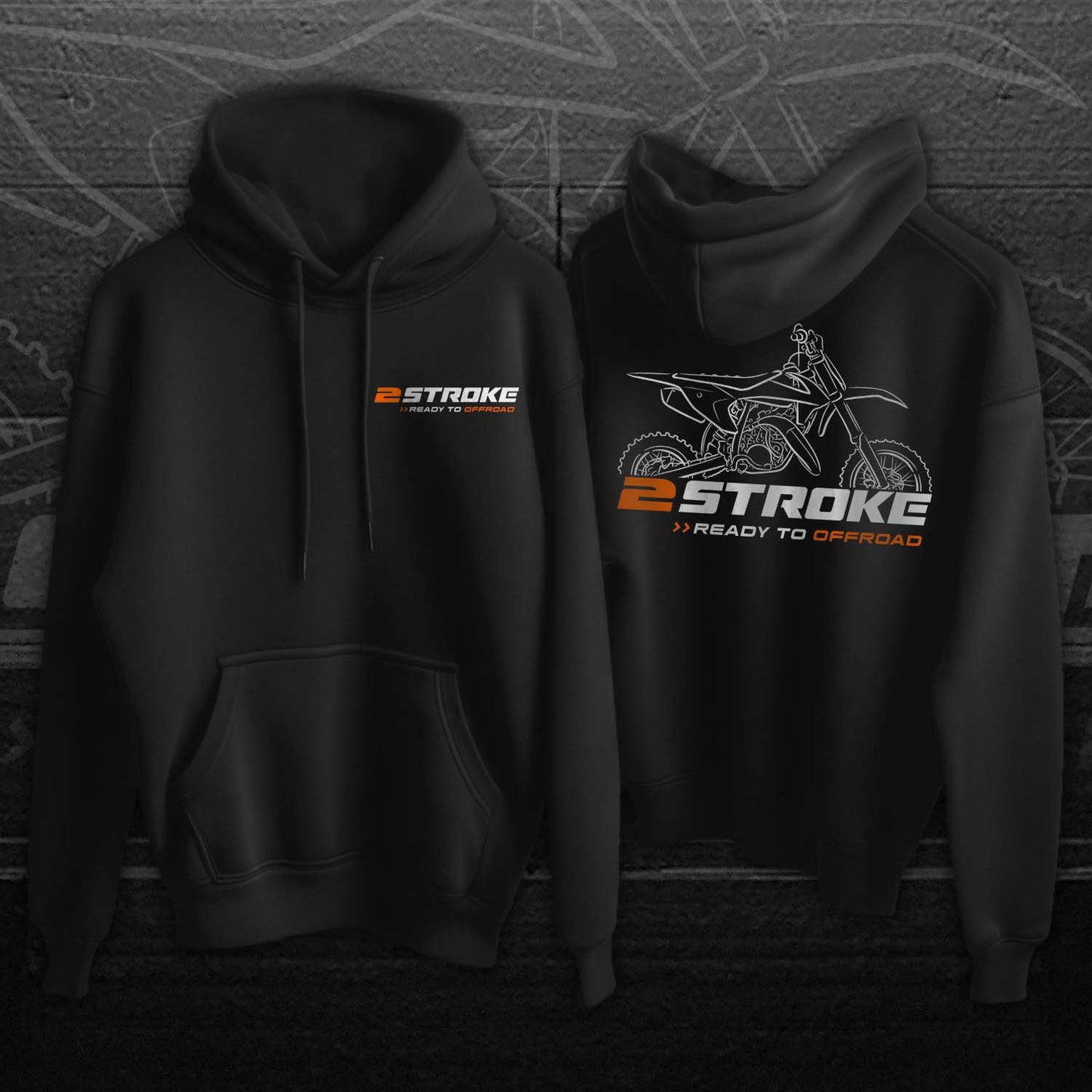 KTM 50 SX | Jr & Sr ADV | Mini | Factory Ed Hoodie - Motorcycle Sweatshirt for Motocross Riders