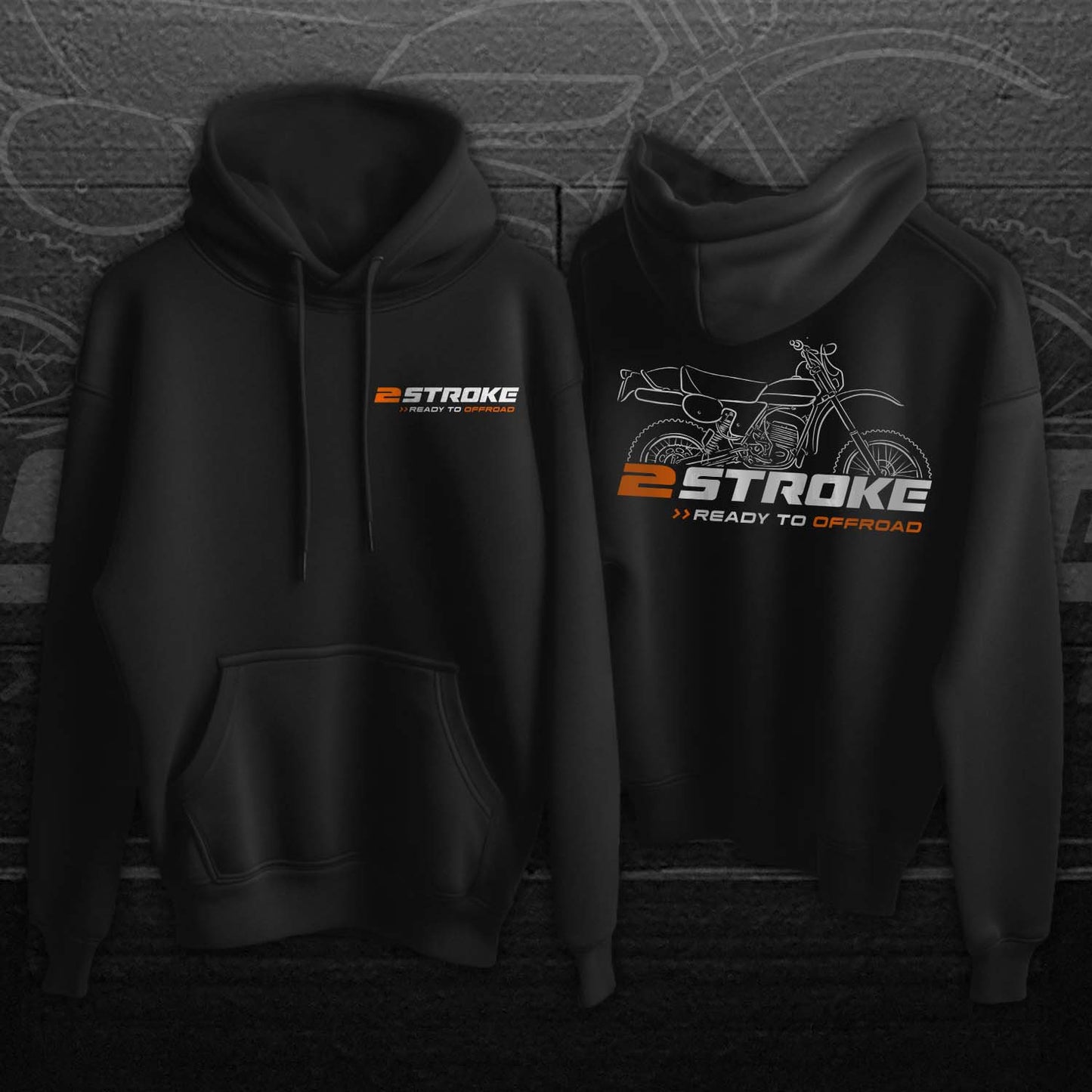 KTM 175 GS Hoodie - Motorcycle Sweatshirt for Enduro Riders