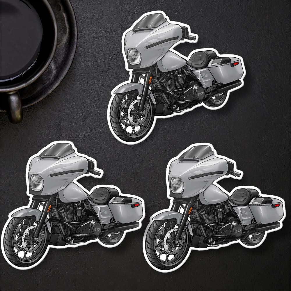 Harley Street Glide FLHX 2024 Stickers - Set of 3 Biker Motorcycle Decals