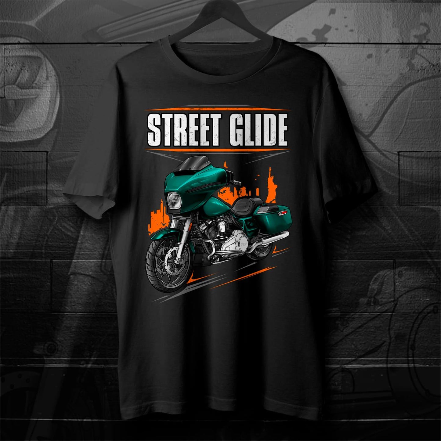 Harley Street Glide FLHX 2024 T-Shirt - Biker Motorcycle Tee Shirt