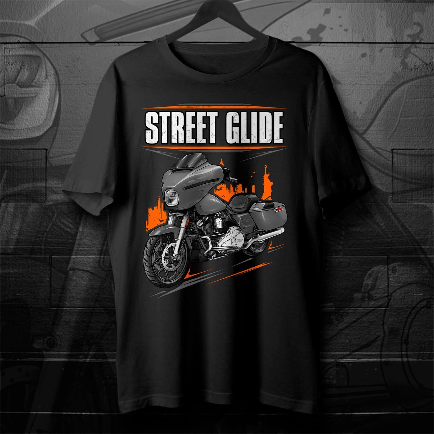Harley Street Glide FLHX 2024 T-Shirt - Biker Motorcycle Tee Shirt