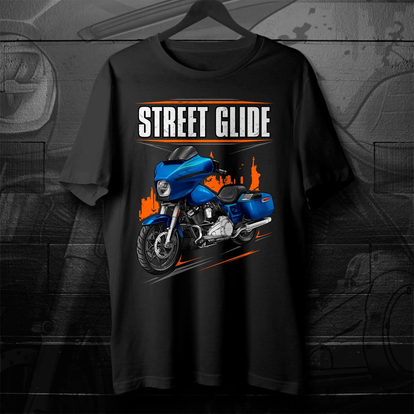 Harley Street Glide FLHX 2024 T-Shirt - Biker Motorcycle Tee Shirt