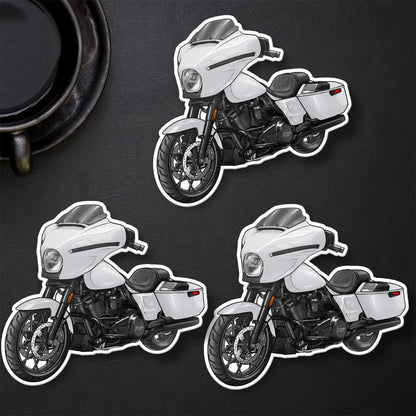 Harley Street Glide FLHX 2024 Stickers - Set of 3 Biker Motorcycle Decals