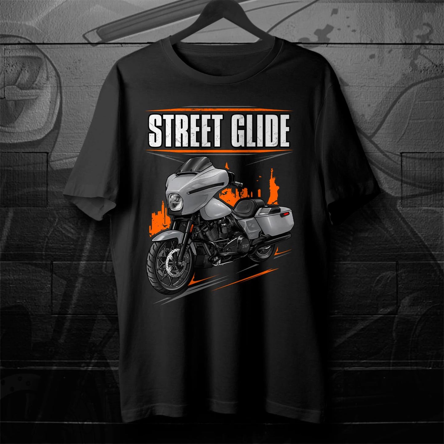 Harley Street Glide FLHX 2024 T-Shirt - Biker Motorcycle Tee Shirt