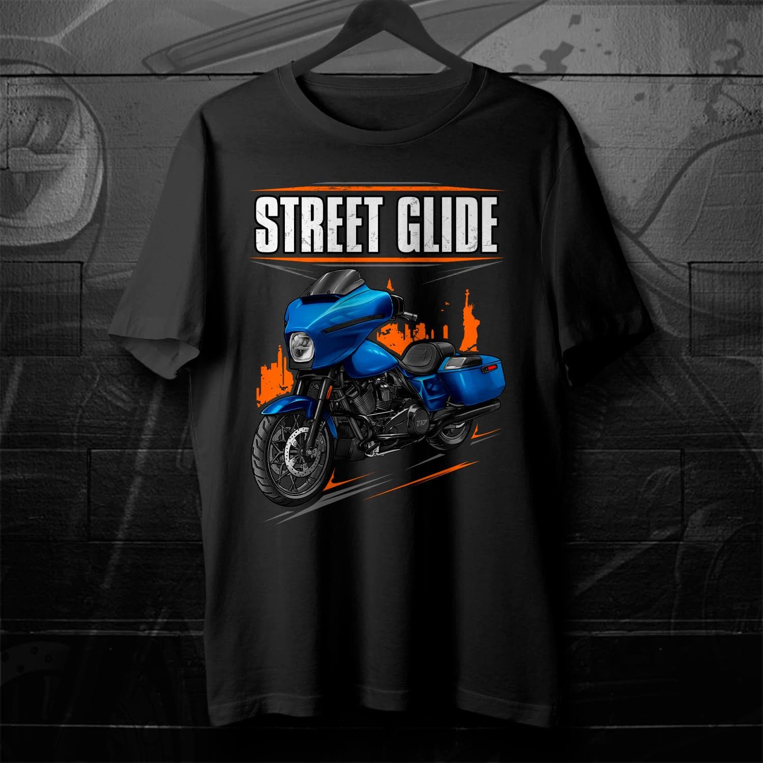 Harley Street Glide FLHX 2024 T-Shirt - Biker Motorcycle Tee Shirt