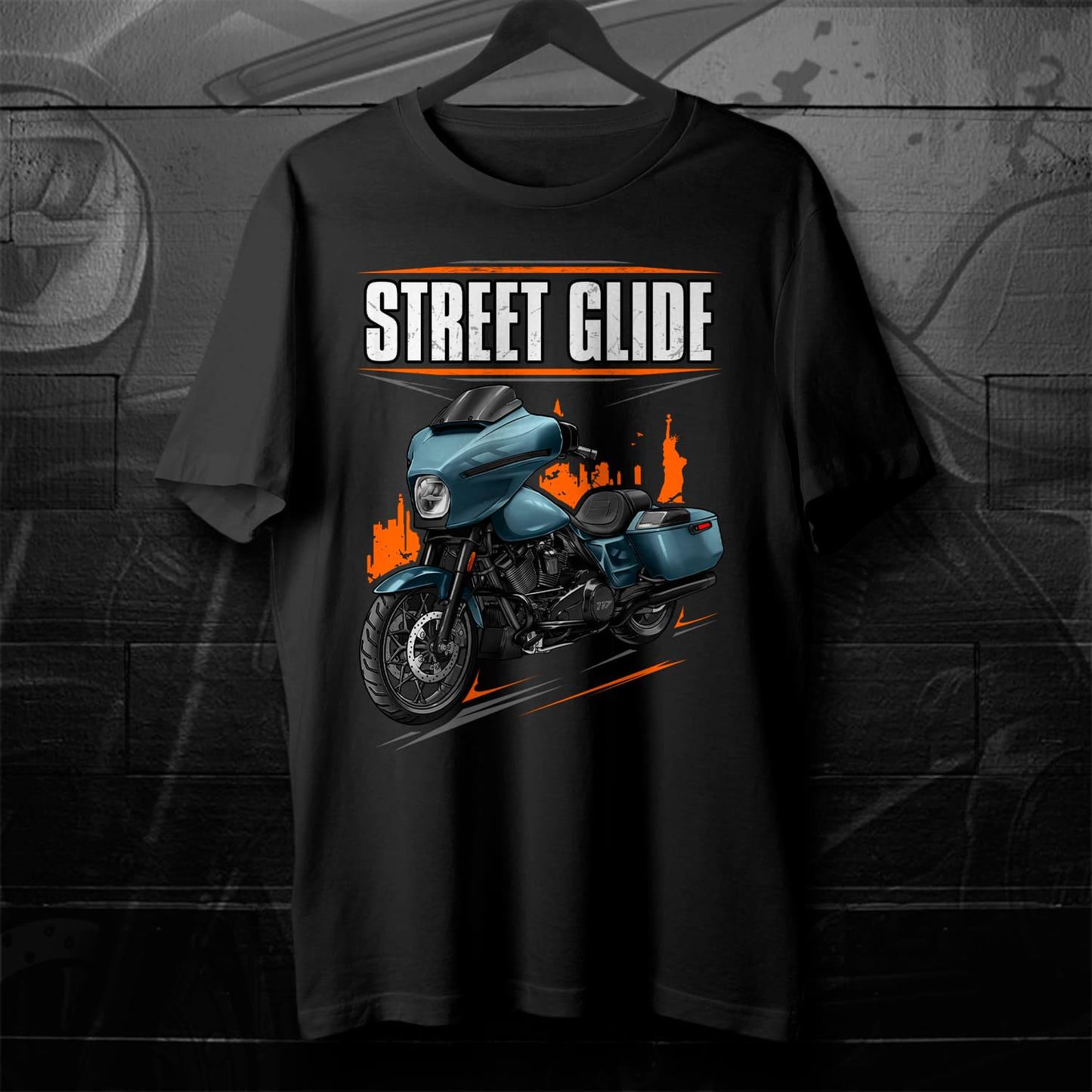 Harley Street Glide FLHX 2024 T-Shirt - Biker Motorcycle Tee Shirt