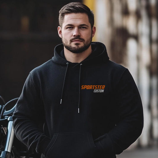 Harley-Davidson Sportster XLH 883 Custom Inspired Hoodie - Biker Motorcycle Sweatshirt