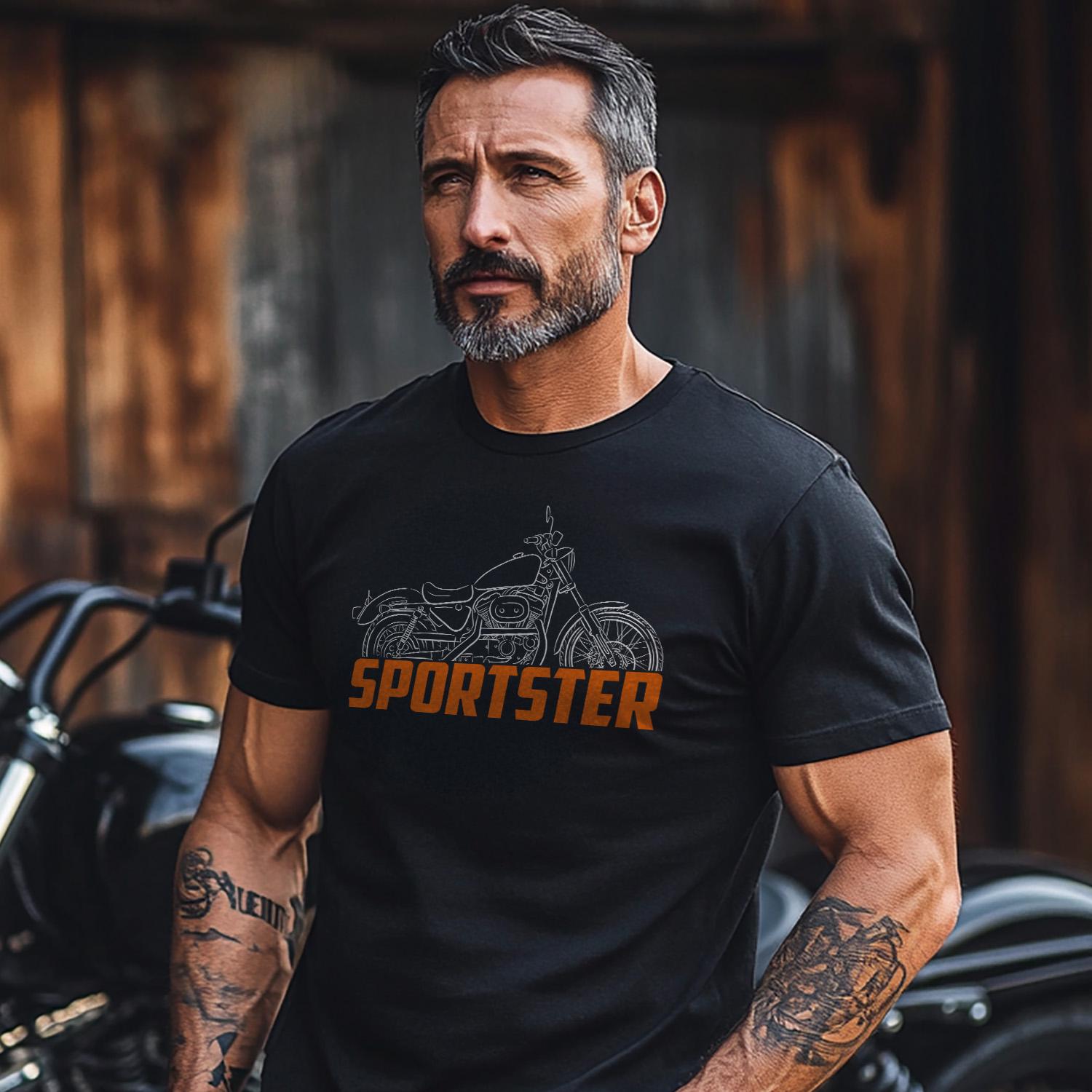 Harley-Davidson Sportster XLH 883 1986-2003 Inspired T-Shirt - Biker Motorcycle Tee Shirt
