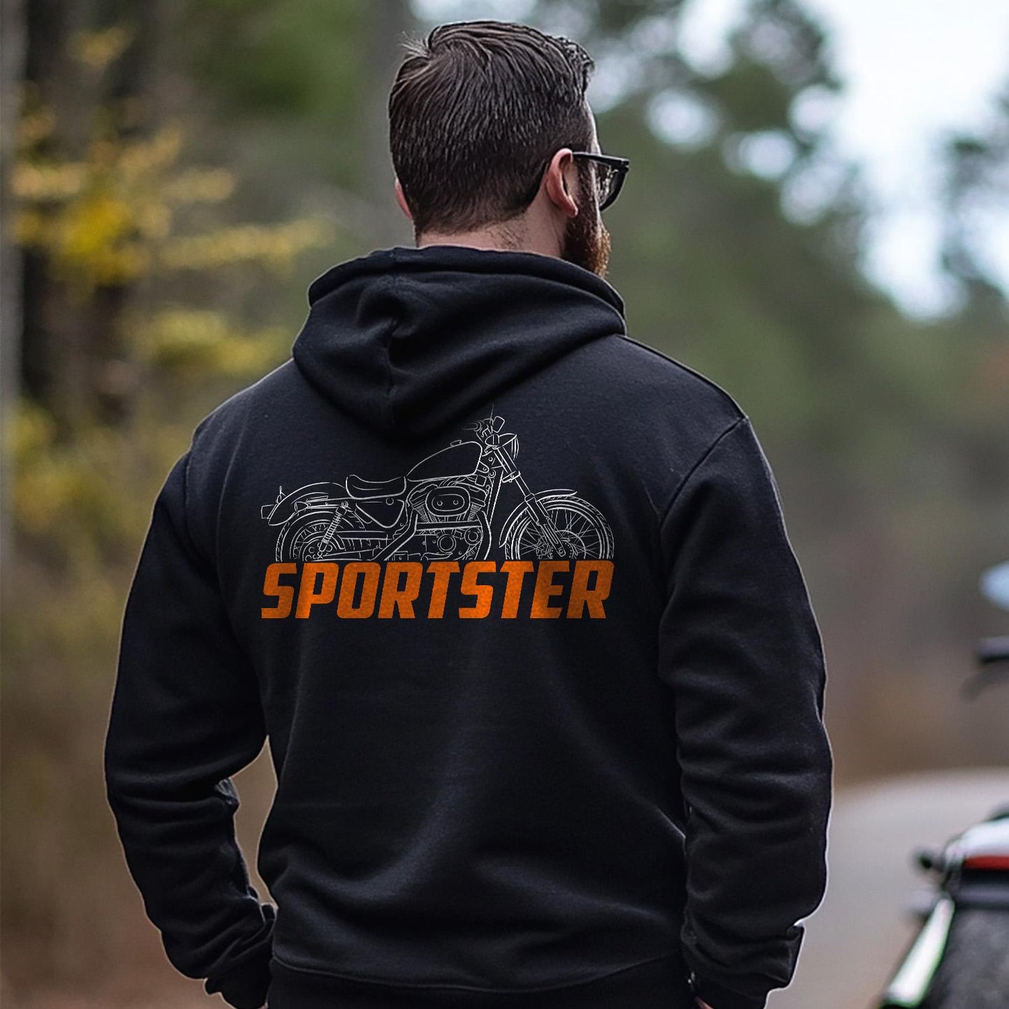 Harley-Davidson Sportster XLH 883 1986-2003 Inspired Hoodie - Biker Motorcycle Sweatshirt