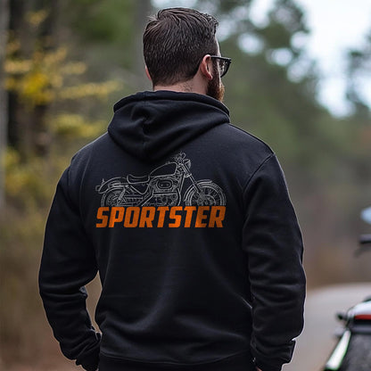 Harley-Davidson Sportster XLH 883 1986-2003 Inspired Hoodie - Biker Motorcycle Sweatshirt