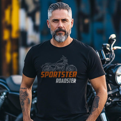 Harley-Davidson Sportster XL 883R Roadster Inspired T-Shirt - Biker Motorcycle Tee Shirt