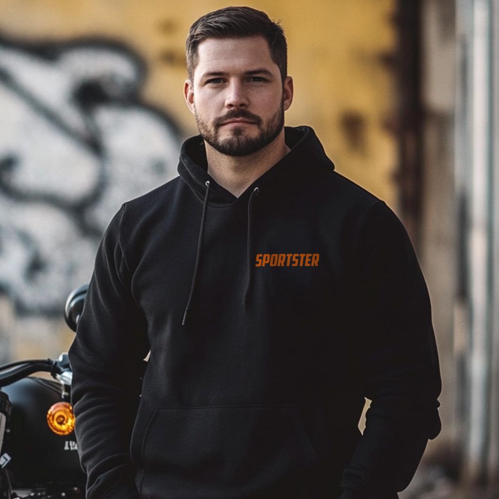 Harley-Davidson Sportster XLB 883 1966 Roadster Inspired Hoodie - Biker Motorcycle Sweatshirt