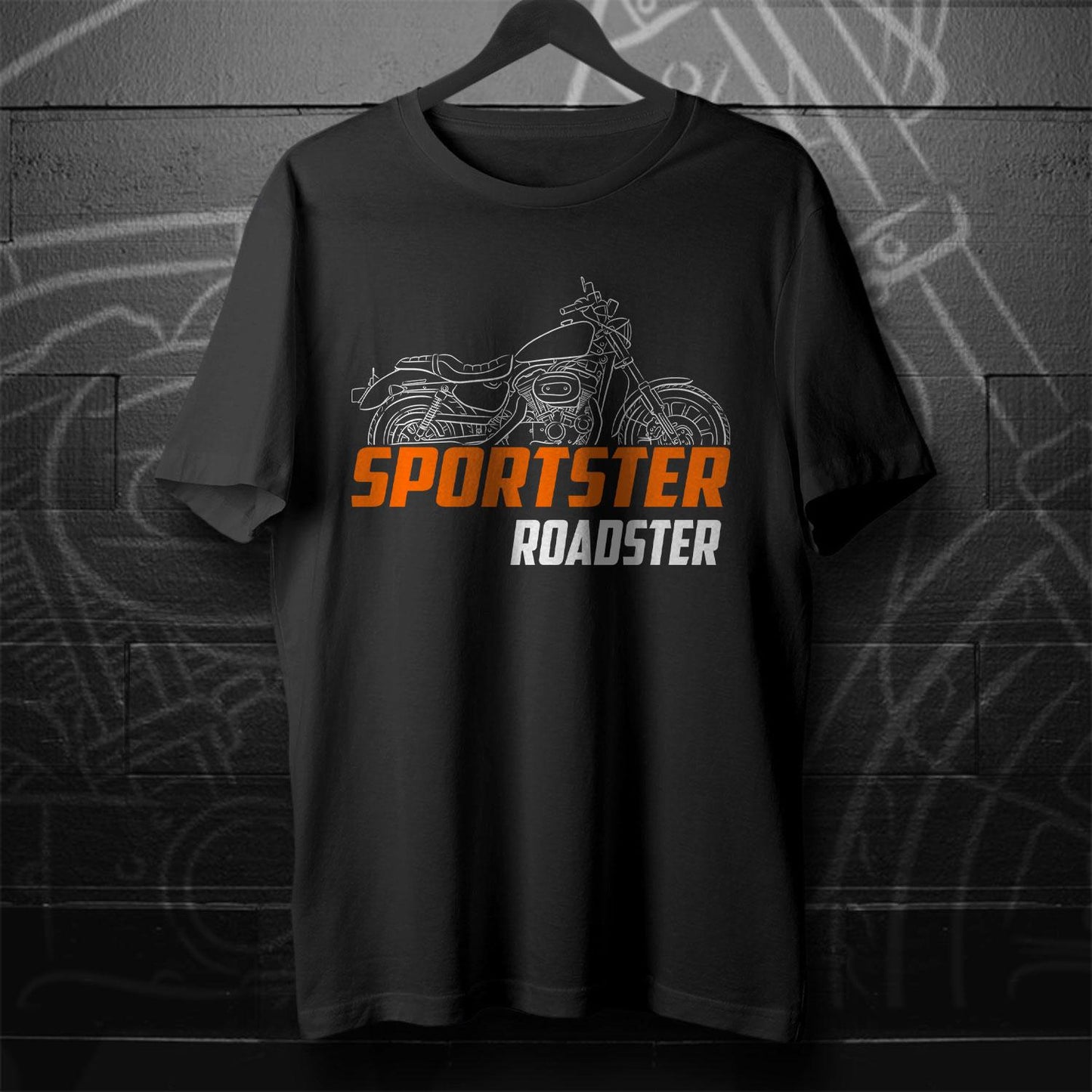 Harley-Davidson Sportster XL 883R Roadster Inspired T-Shirt - Biker Motorcycle Tee Shirt