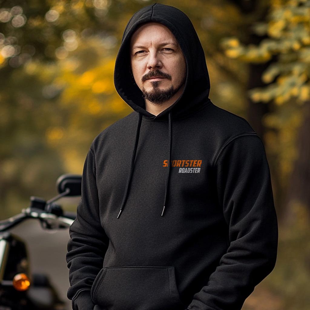 Harley-Davidson Sportster XL 883R Roadster Inspired Hoodie - Biker Motorcycle Sweatshirt