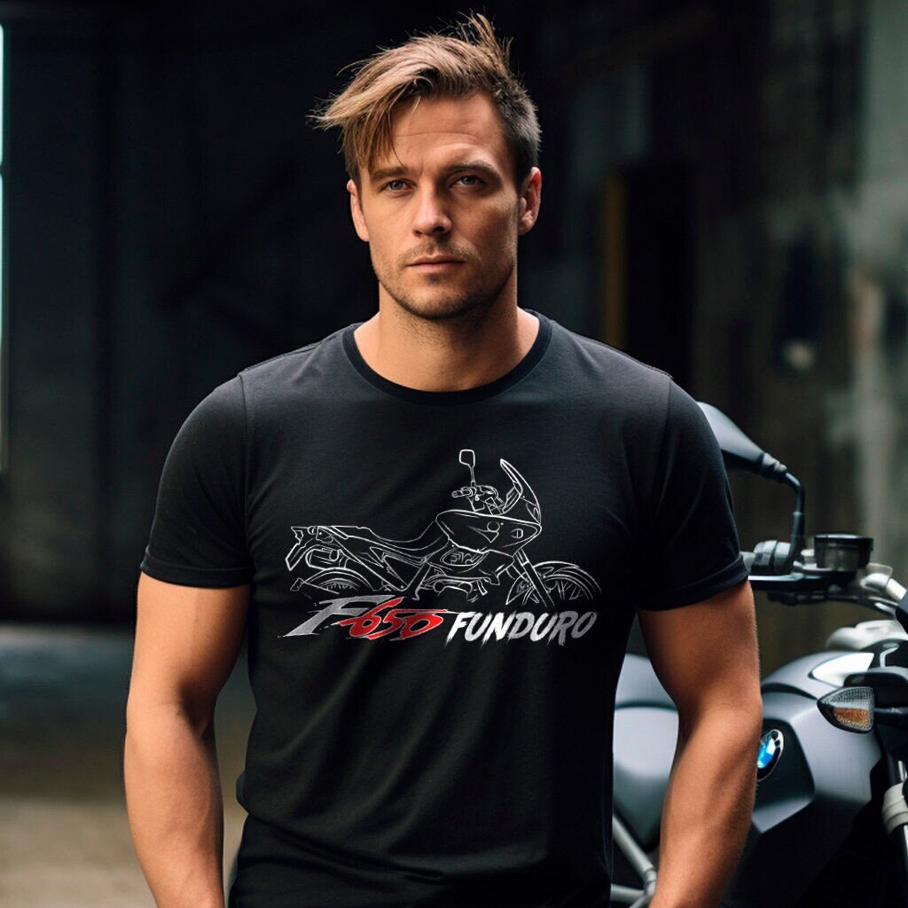 BMW F650 Funduro T-Shirt - Motorcycle Tee Shirt for Riders