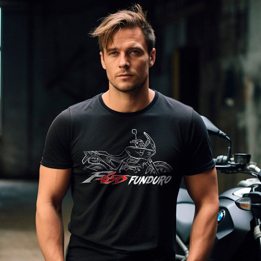 BMW F650 Funduro T-Shirt - Motorcycle Tee Shirt for Riders
