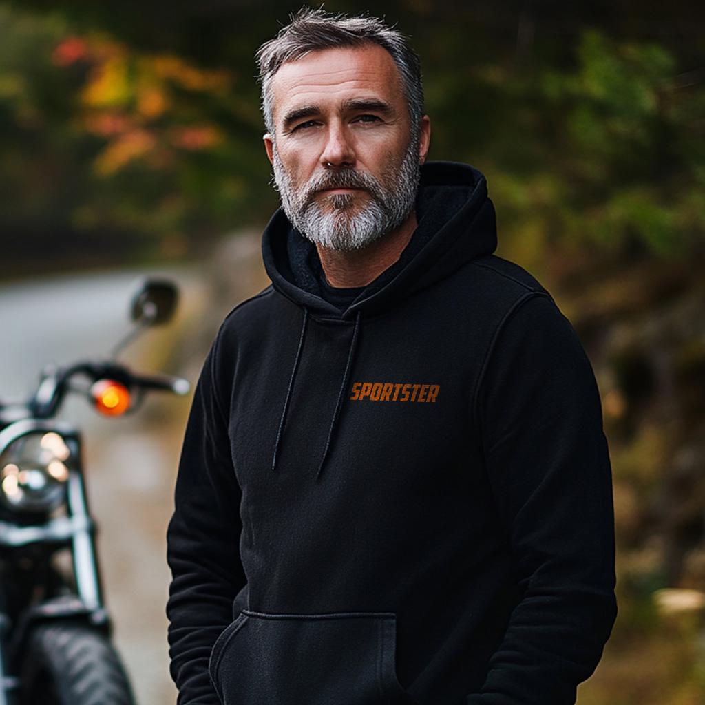 Harley-Davidson Sportster XL 883R Inspired Hoodie - Biker Motorcycle Sweatshirt