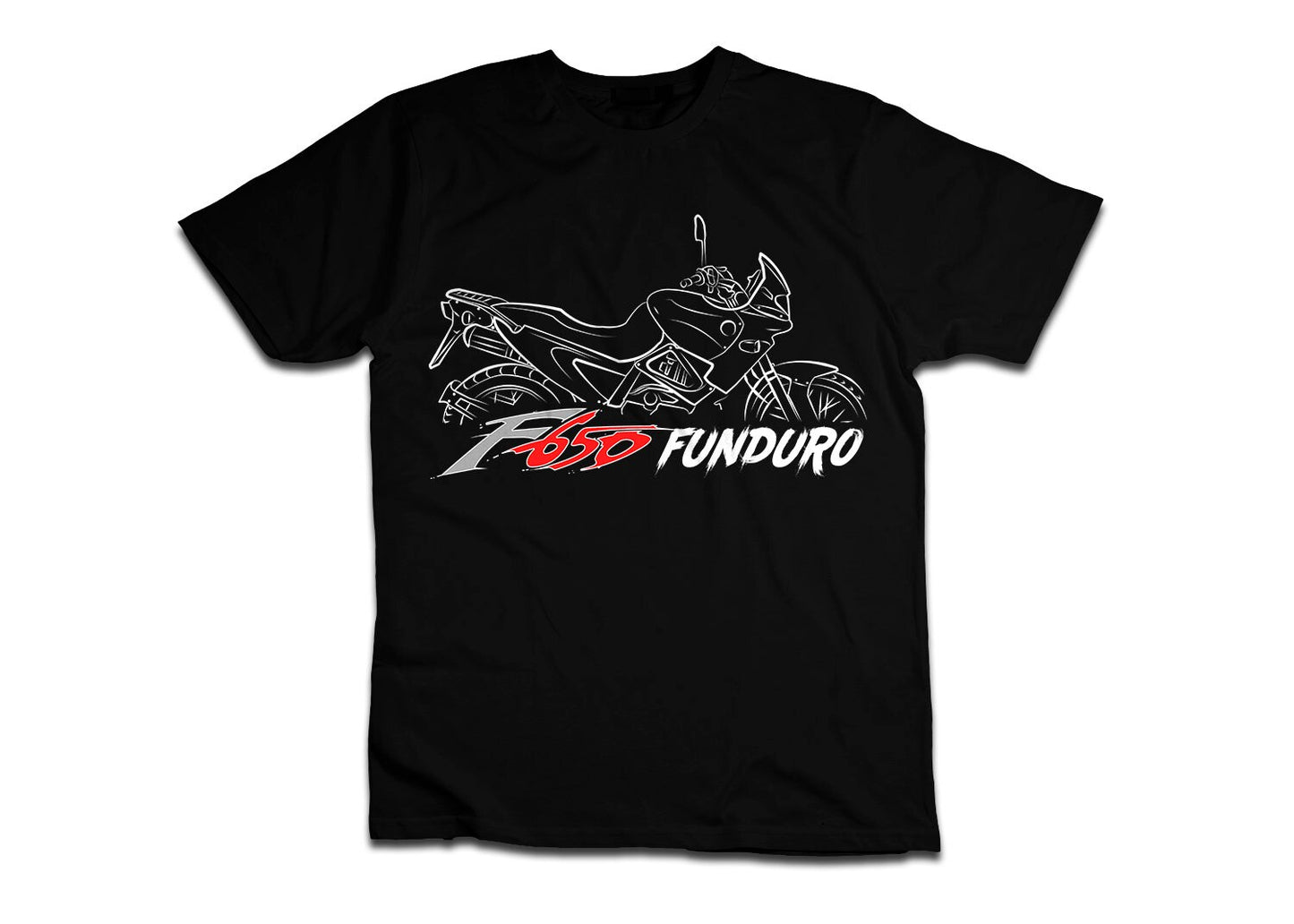 BMW F650 Funduro T-Shirt - Motorcycle Tee Shirt for Riders