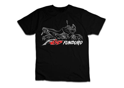 BMW F650 Funduro T-Shirt - Motorcycle Tee Shirt for Riders