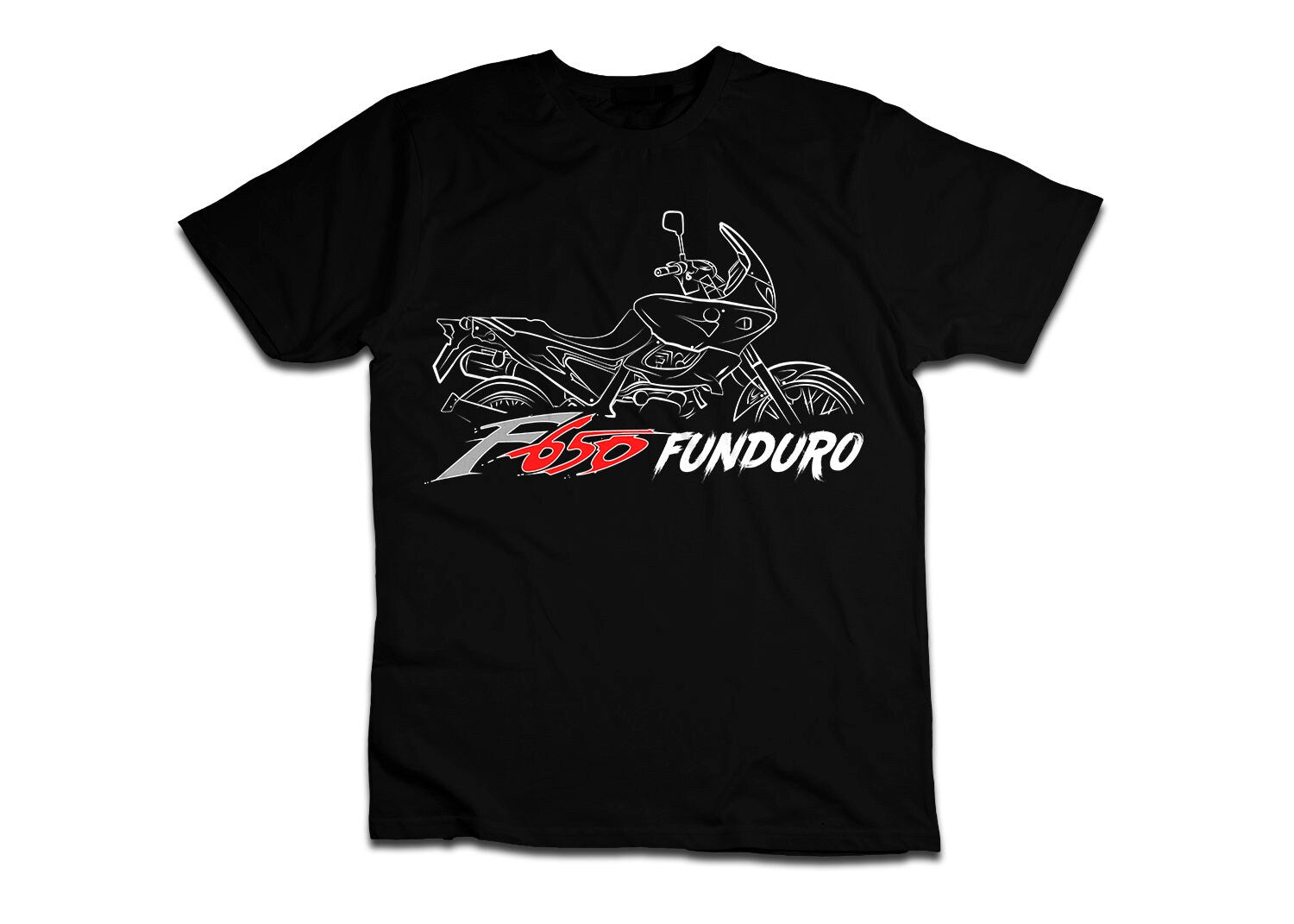 BMW F650 Funduro T-Shirt - Motorcycle Tee Shirt for Riders