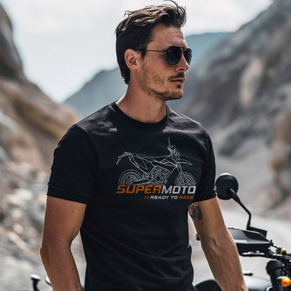 KTM 690 SMC R T-Shirt - Motorcycle Tee Shirt for SuperMoto Riders