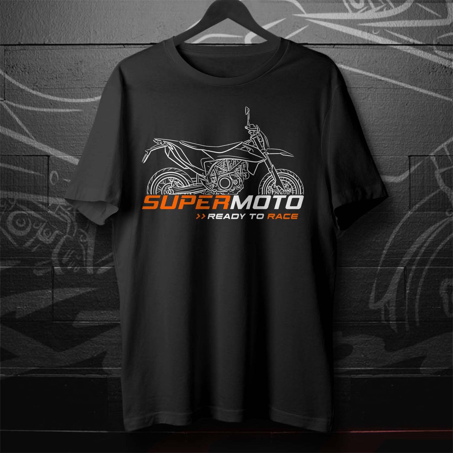 KTM 690 SMC R T-Shirt - Motorcycle Tee Shirt for SuperMoto Riders