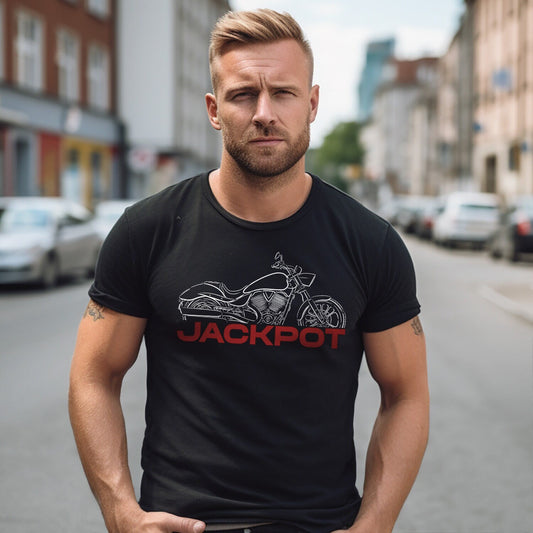 Victory Arlen Ness Jackpot T-Shirt - Motorcycle Tee Shirt for Bikers