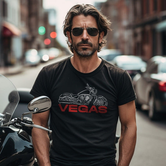Victory Vegas T-Shirt - Motorcycle Tee Shirt for Bikers