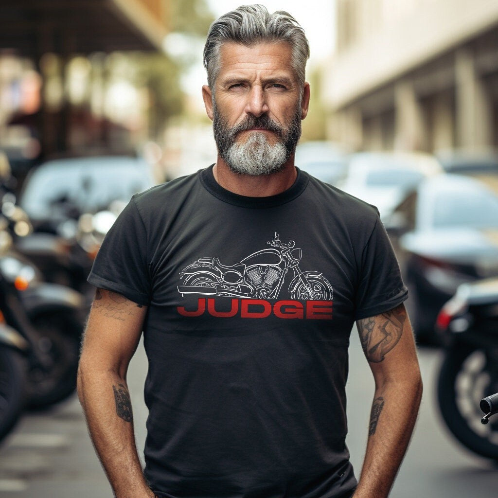 Victory Judge T-Shirt - Motorcycle Tee Shirt for Bikers