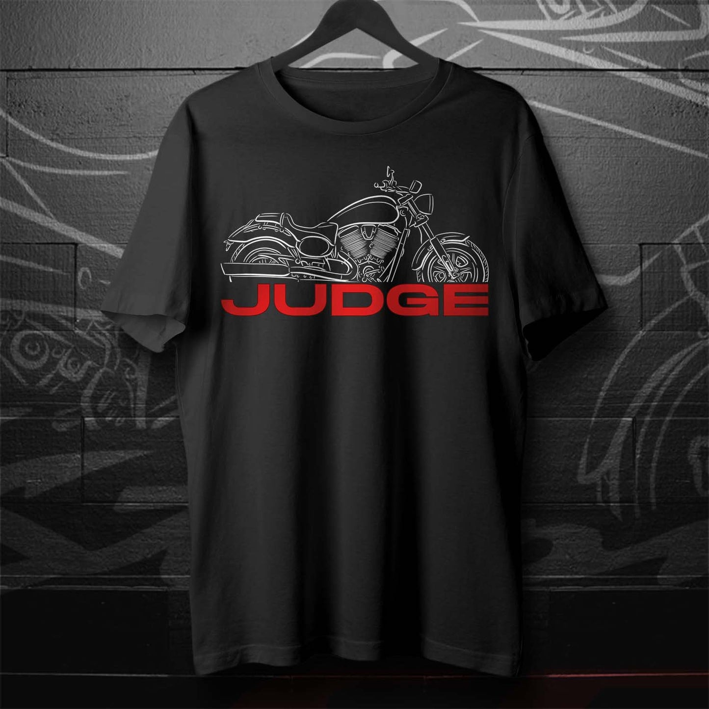 Victory Judge T-Shirt - Motorcycle Tee Shirt for Bikers