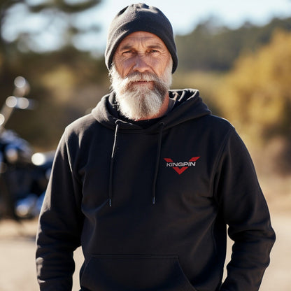 Victory Kingpin Hoodie - Motorcycle Sweatshirt for Bikers