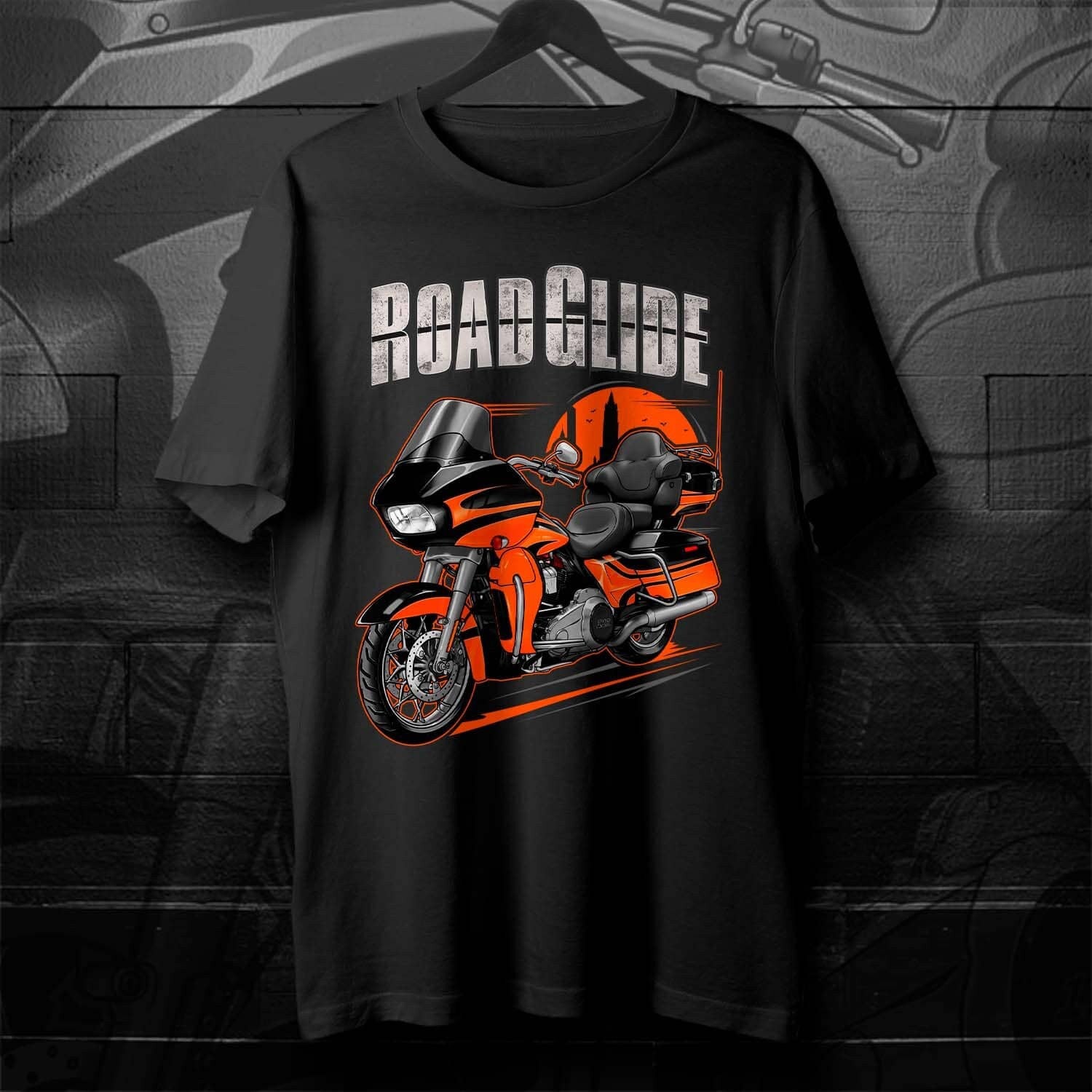 Harley Road Glide CVO FLTRXSE T-Shirt - Motorcycle Tee Shirt for Bikers