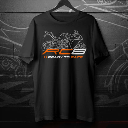 KTM 1190 RC8 T-Shirt - Motorcycle Tee Shirt for Riders