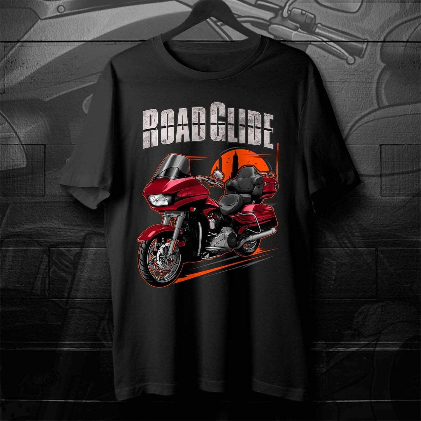 Harley Road Glide CVO FLTRXSE T-Shirt - Motorcycle Tee Shirt for Bikers