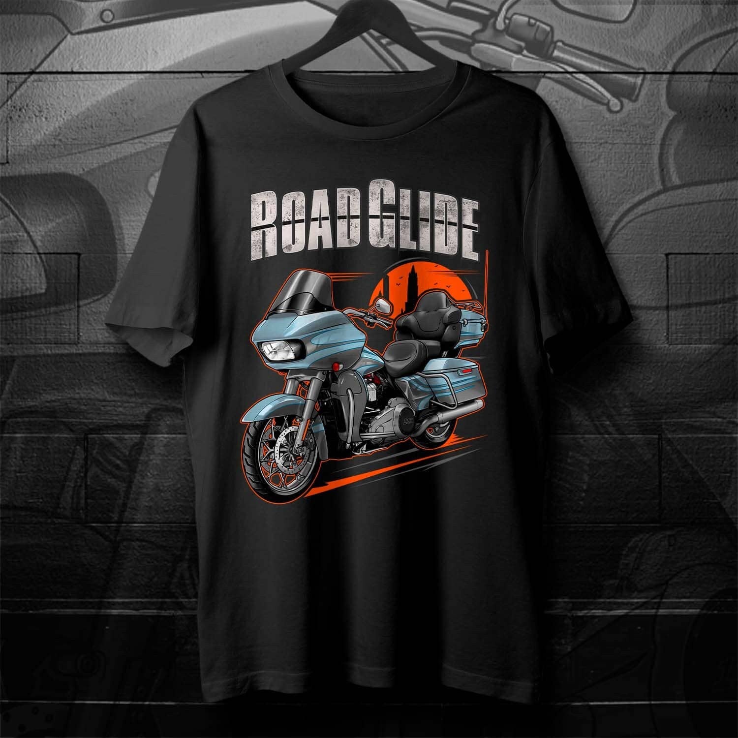 Harley Road Glide CVO FLTRXSE T-Shirt - Motorcycle Tee Shirt for Bikers