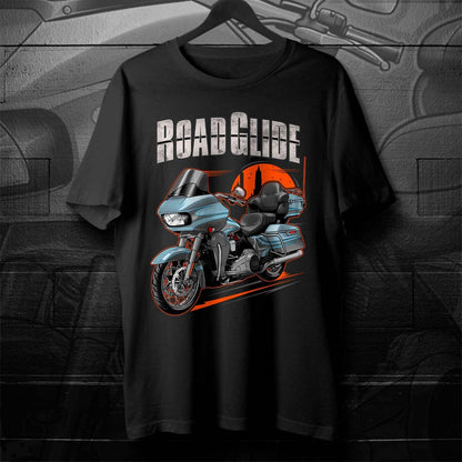 Harley Road Glide CVO FLTRXSE T-Shirt - Motorcycle Tee Shirt for Bikers