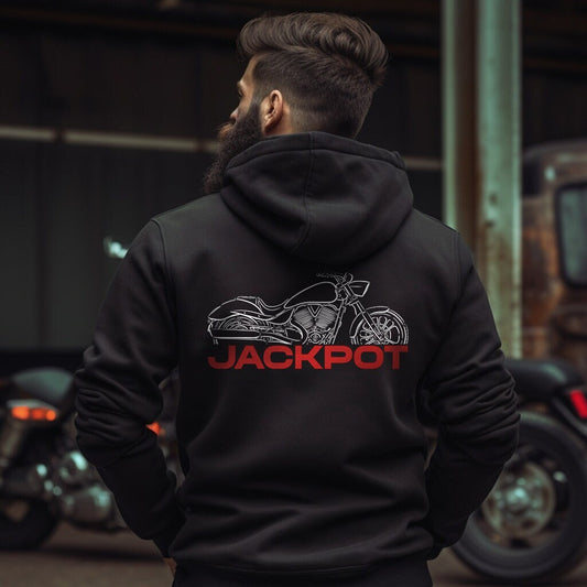 Victory Arlen Ness Jackpot Hoodie - Motorcycle Sweatshirt for Bikers