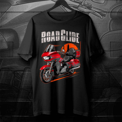 Harley Road Glide CVO FLTRXSE T-Shirt - Motorcycle Tee Shirt for Bikers