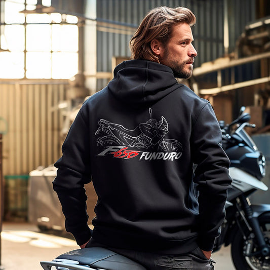 BMW F650 Funduro Hoodie - Motorcycle Sweatshirt for Riders