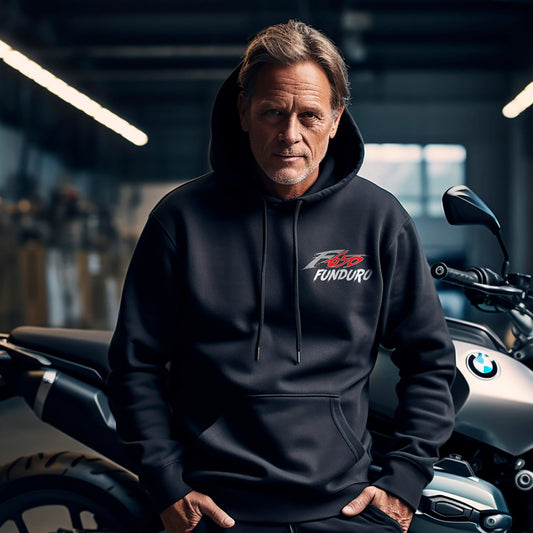 BMW F650 Funduro Hoodie - Motorcycle Sweatshirt for Riders