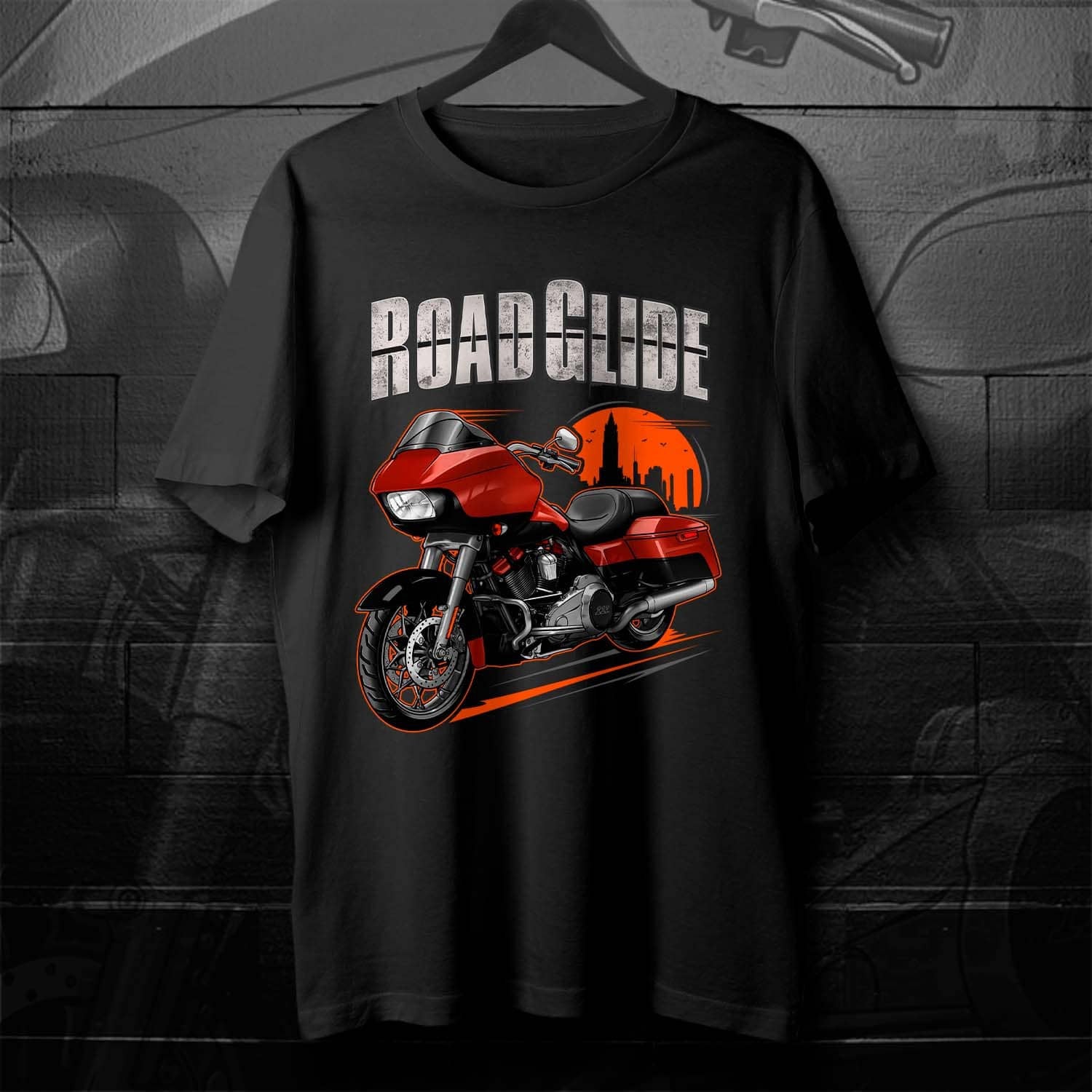 Harley Road Glide CVO FLTRXSE T-Shirt - Motorcycle Tee Shirt for Bikers