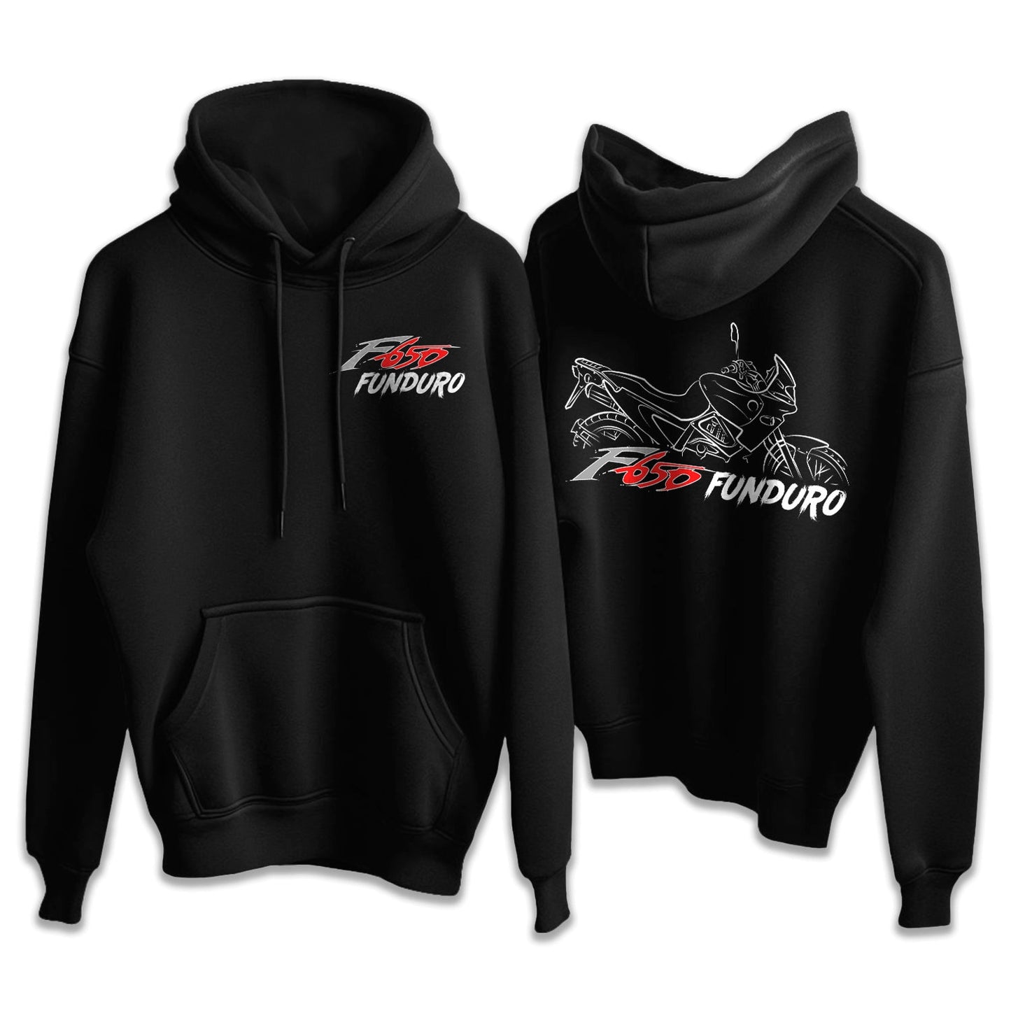 BMW F650 Funduro Hoodie - Motorcycle Sweatshirt for Riders