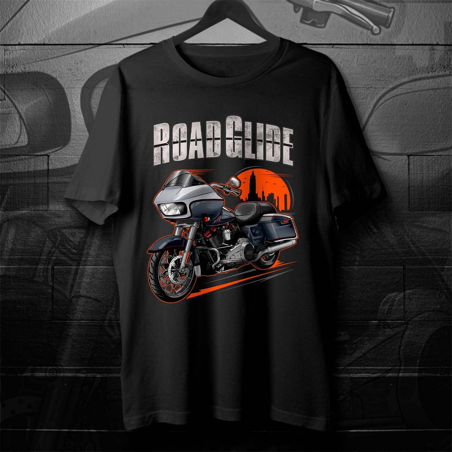 Harley Road Glide CVO FLTRXSE T-Shirt - Motorcycle Tee Shirt for Bikers