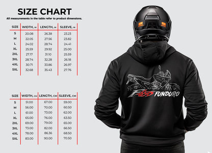 BMW F650 Funduro Hoodie - Motorcycle Sweatshirt for Riders