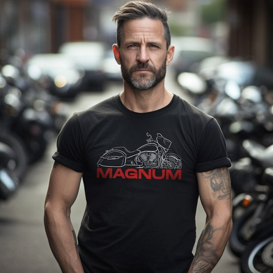 Victory Magnum T-Shirt - Motorcycle Tee Shirt for Bikers